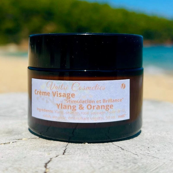 Crème Visage Ylang & Orange pour Stimulation et Brillance - 50ml (87)